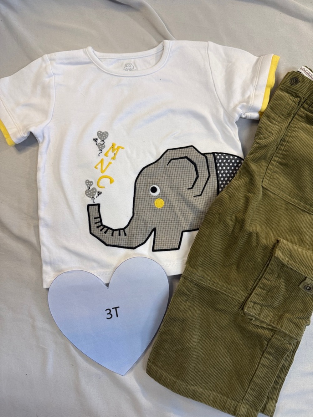 La Pierre Collection + Mini Car - 2 piece  set. Size 3T